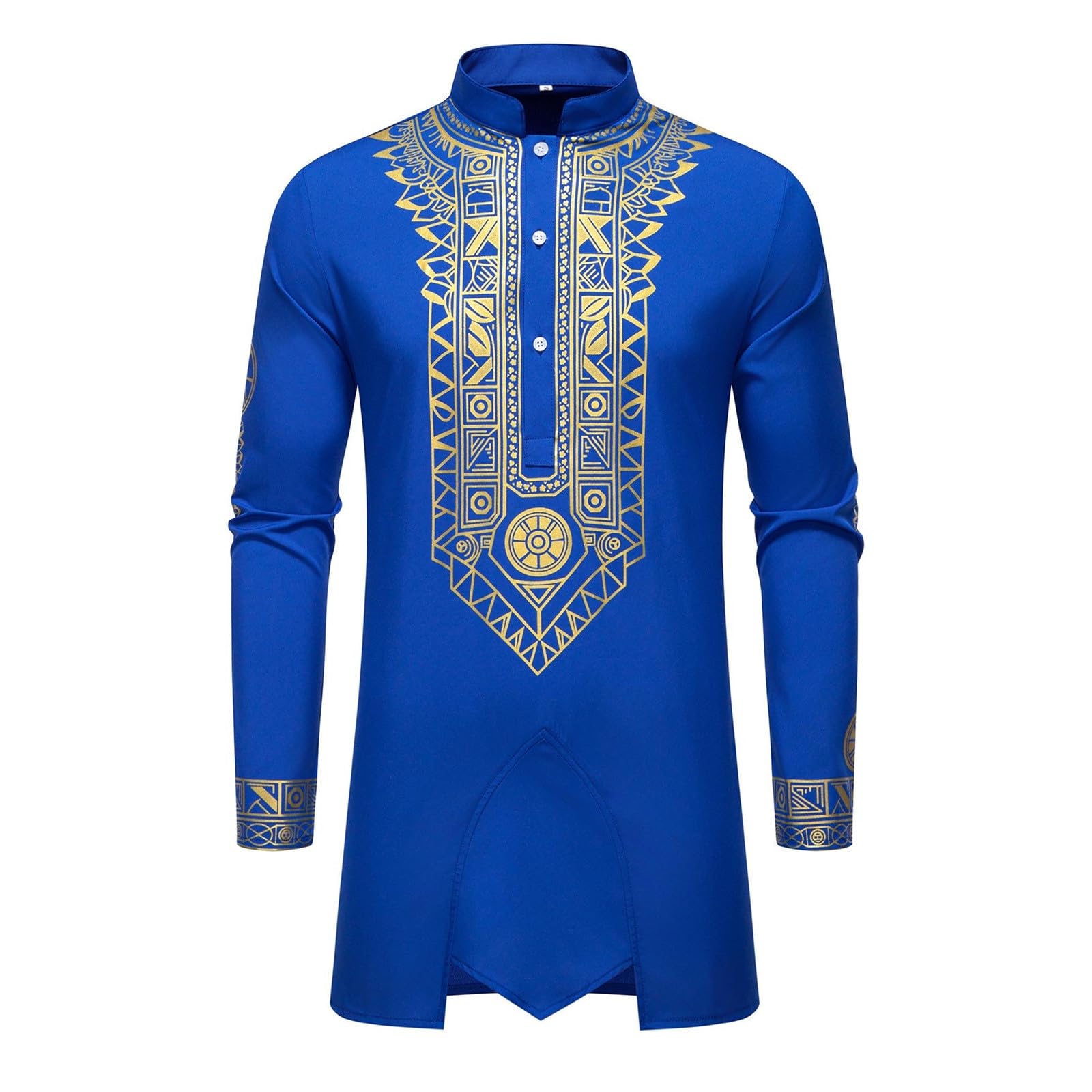 Conjunto de Camisa Informal Hombre Manga Larga con Botones Holgada Talla Verano