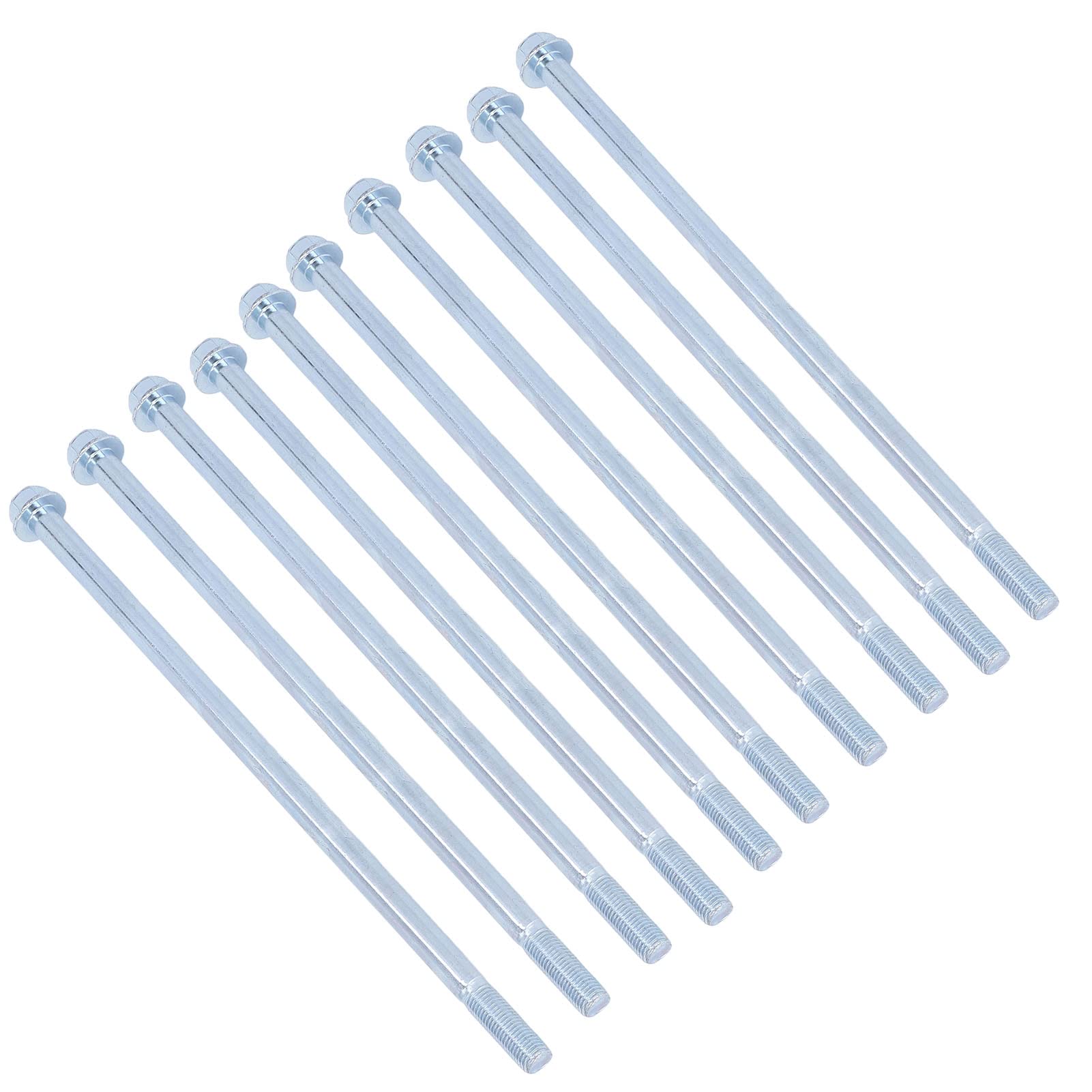 Half Tooth Hex Wear Resistance Threaded Half High Hardness Strong Carbon Steel for Lawn Mower (10 * 250)-image-8