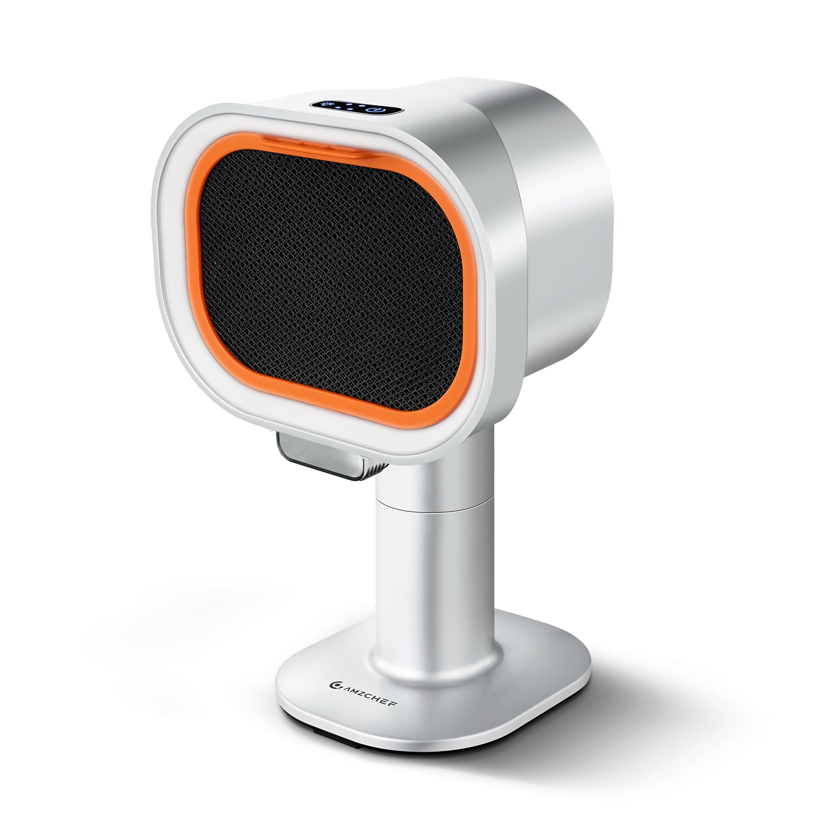 AMZCHEF Campana extractora portátil con altura telescópica e inclinación de 40°, 4 modos de velocidad, silenciosa, filtro de aluminio de gran calibre para apartamentos/BBQ/RV, sin instalación