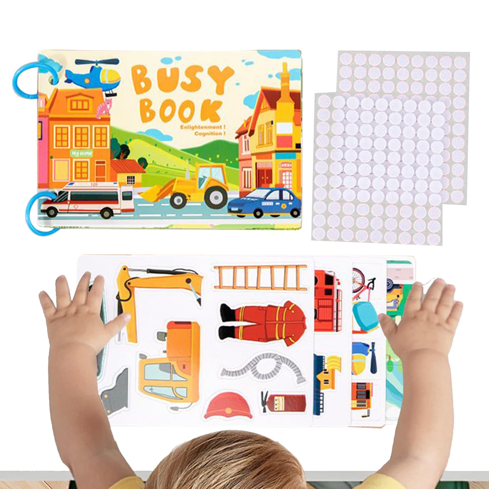 Libro Di Attività Per Bambini Piccoli Educativo Prescolare | Libro Di Attività Sensoriali Per Piccoli per Bambini Ragazze Compleanno Natale Casa Viaggio Scuole Asilo