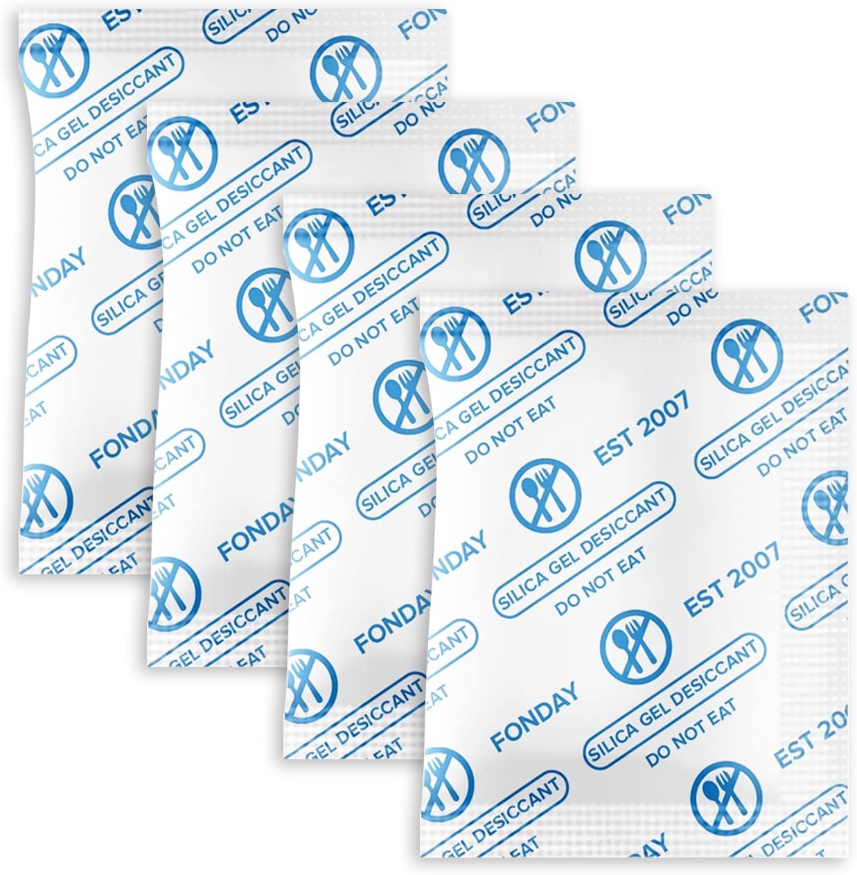 5 Gram [300 Packets] Fonday Food Grade Silica Gel Packs