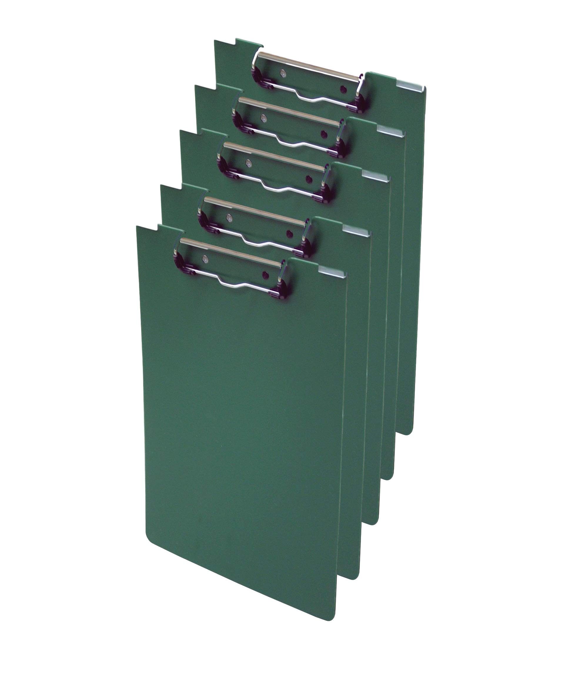 Omnimed203913-5GR Over-The-Bed Poly Clipboard, Green, Pack of 5