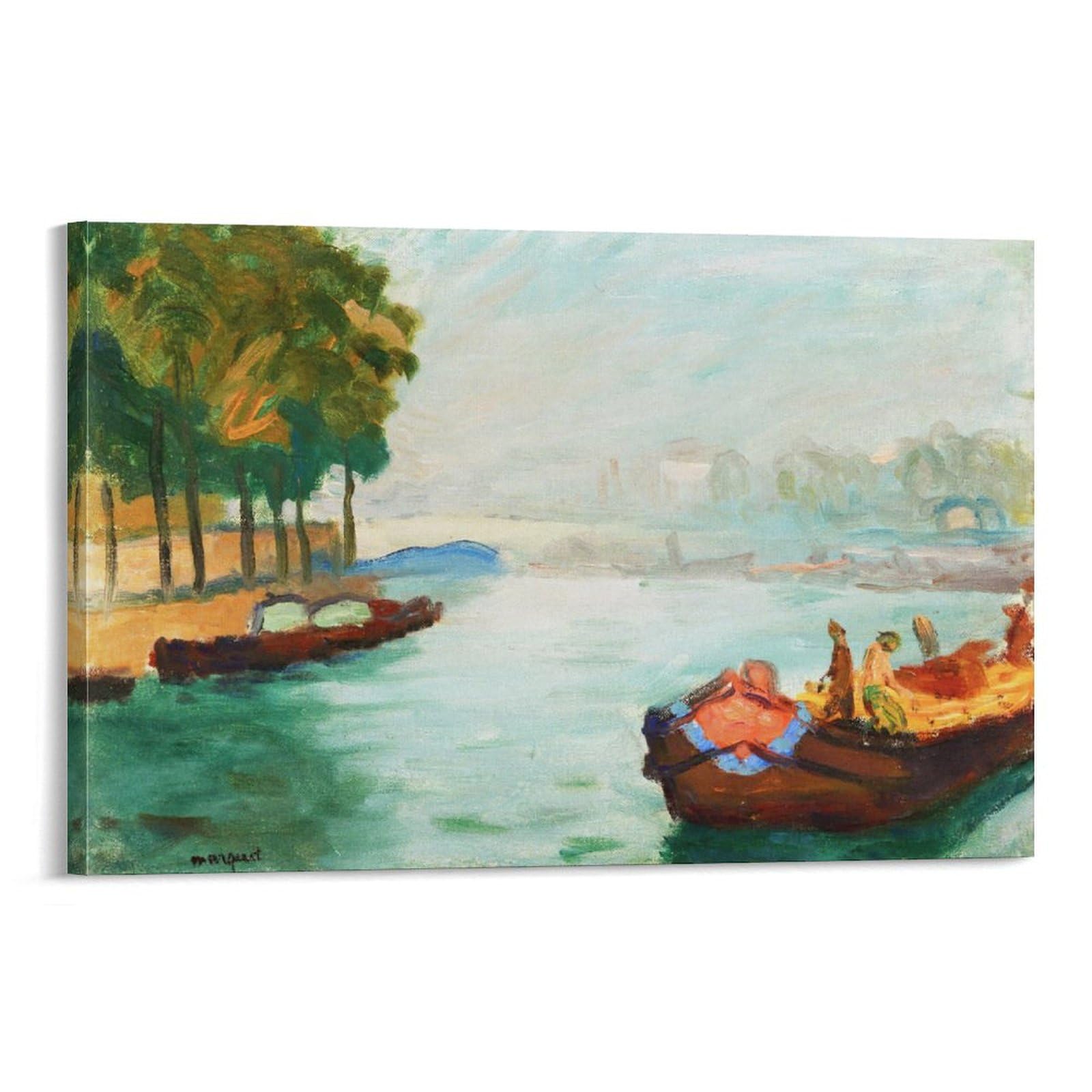 Amazon.co.jp: 画家 アルベール・マルケ 世界の名画 パリ、セーヌ川の