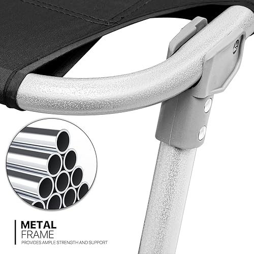 Miniatura 7 de MoNiBloom Cunas para dormir, cama portátil plegable para camping, ultraligera, fácil de instalar, con cama de transporte para senderismo al aire