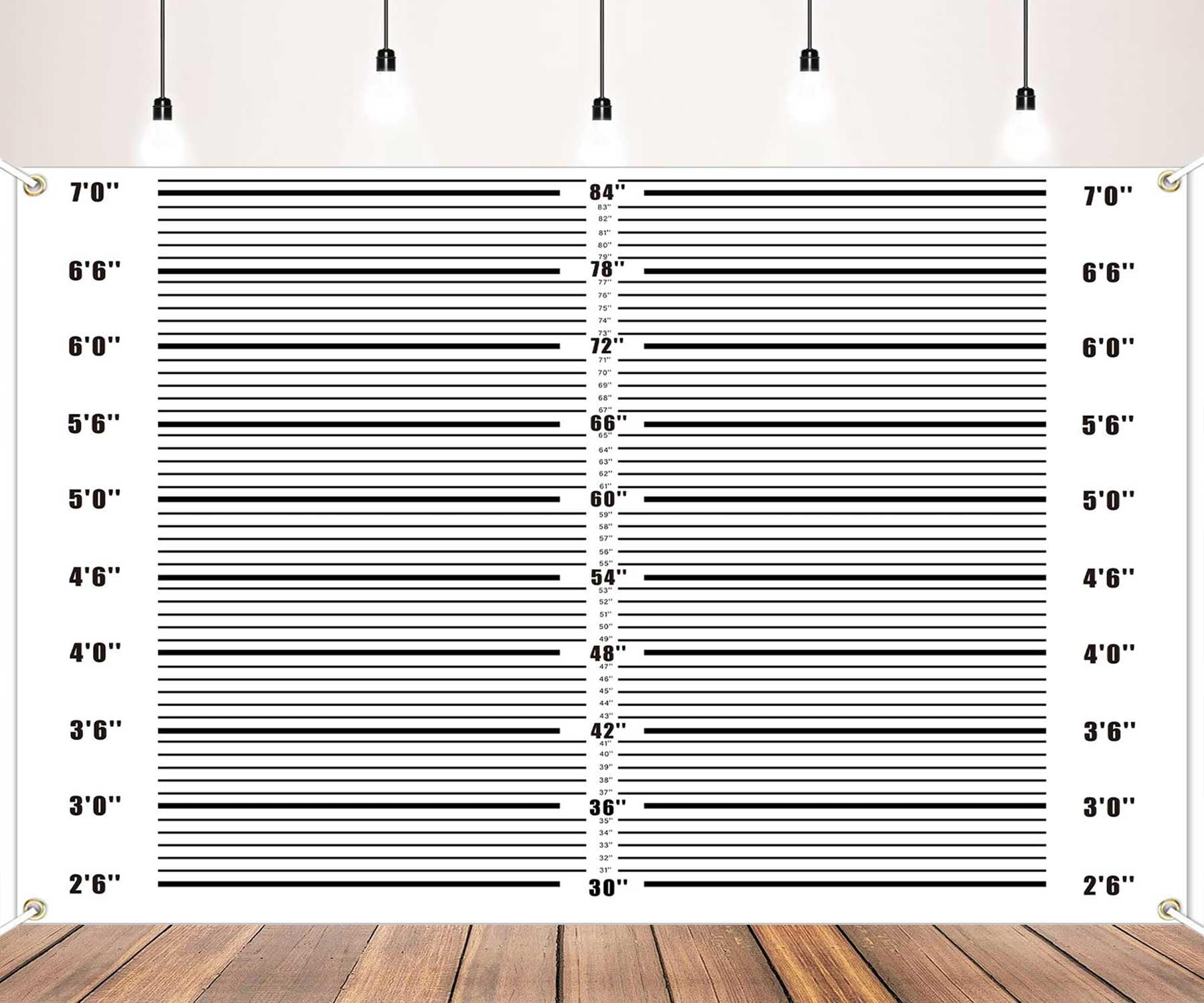 Photo 1 of Zliisang 7x5ft Mugshot Photo Backdrop