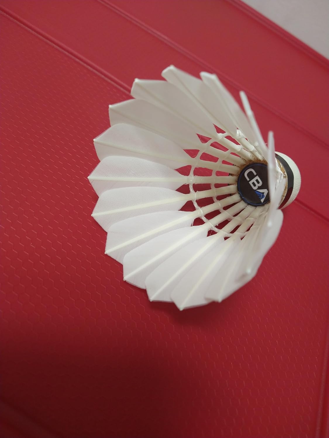 CBA Badminton Goose Feather Shuttlecocks Birdies P Black, 1 Tube, 12 shuttles