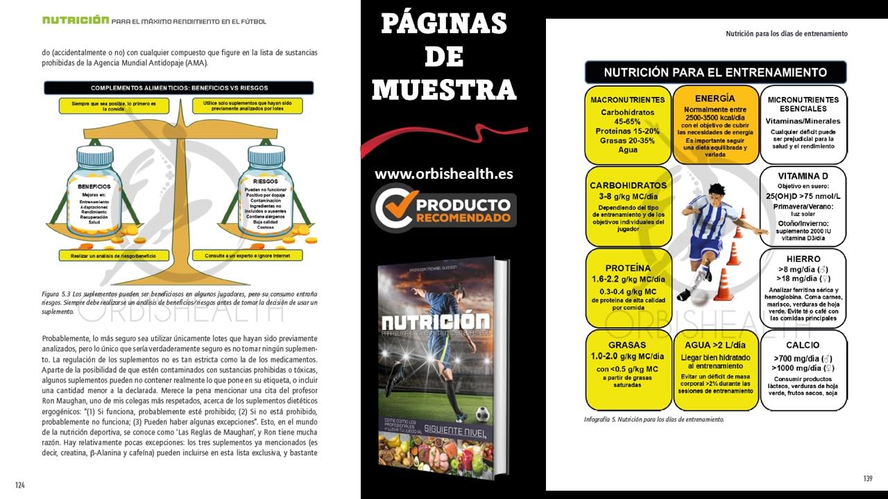 Nutrición para el máximo rendimiento en el fútbol. Come como los profesionales y lleva tu juego al siguiente nivel. (Nutrición Deportiva)