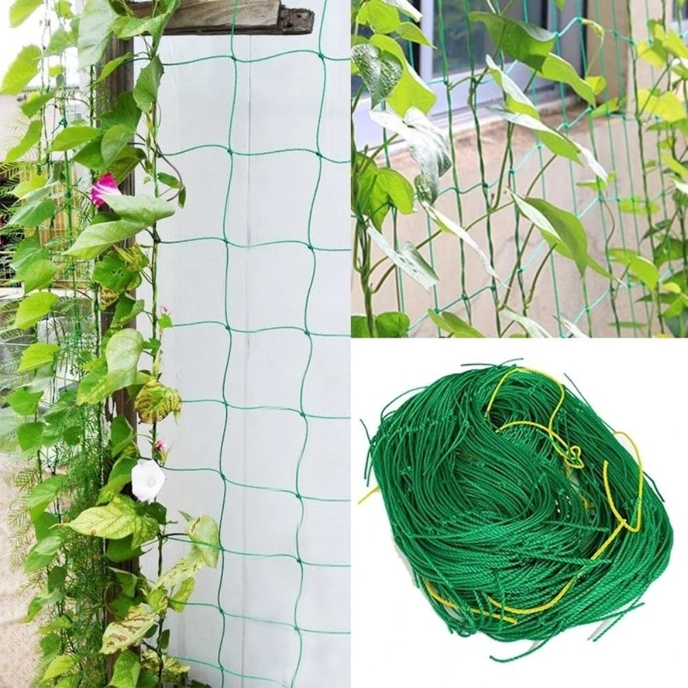 Rete Protettiva in Plastica Rete da giardino flessibile in corda in nylon di supporto for piante multifunzione for rampicanti for verdure(2-5m)