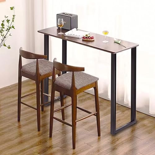 Miniatura 7 de Taelakeni Patas de mesa de barra de metal de 36 pulgadas, patas de mesa de comedor de estilo industrial resistente con almohadillas de ajuste para