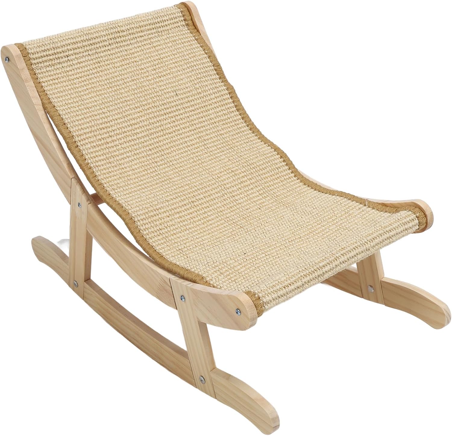 Cat Scratcher, Cat Scratcher Bed Sisal Chair Scratch Resistant Stable Anti Slip Easy Assembly Comfort Lounger Furniture for Indoor Felines Daily Rest