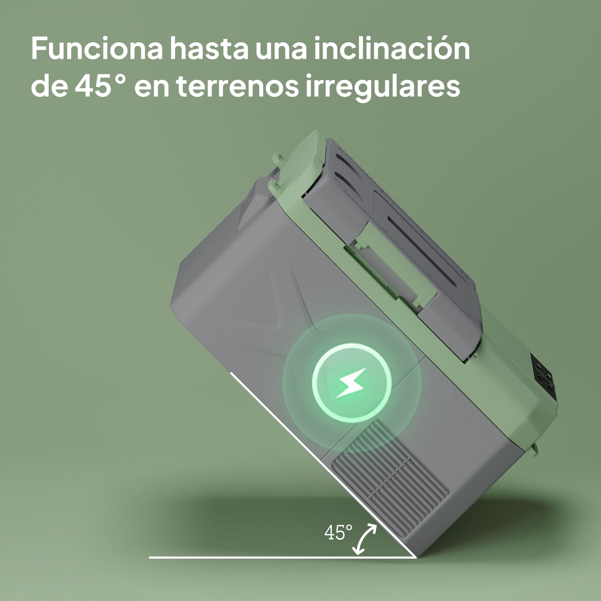 Outsunny Nevera Portátil Eléctrica 17,4L Refrigerador de Coche 12/24/220V con Compresor Luz LED Pantalla Digital Modos ECO y MAX de -20℃ a +20 ℃ Puerto USB para Hogar Camping Viajes Automóvil