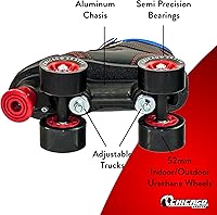 Vista 3 de Chicago Skates Sidewalk Roller Skates – Durable, Top Performance Indoor/Outdoor Use Skate Shoes for Girls & Boys, High-Top Boot Safety Youth Quad
