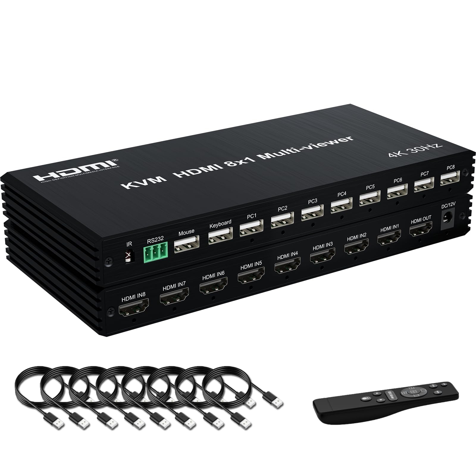 Boytond 8 Port Manual Smart VGA USB KVM Switch PC Computer Selector 1 KM Combo Controls 8 Hosts with Extension Switcher and original Cable 801UK (B01DKME5OQ) Amazon Price History, Amazon Price Tracker