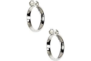 Delicate Clip-on Hoop Earrings for Women