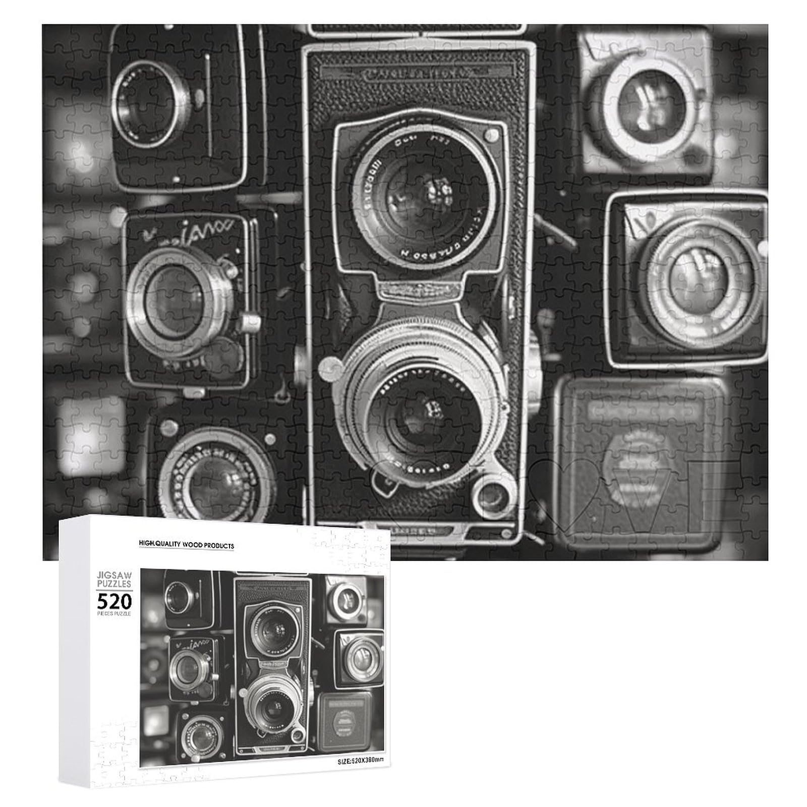 Amazon.com: Vintage Camera Puzzles 520 Pices Personalized Jigsaw