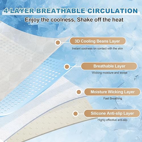 Miniatura 4 de OTOB Funda de sofá refrescante para perro, fibra de seda de hielo, alfombrilla protectora de sofá lavable y antideslizante, funda de sofá suave y