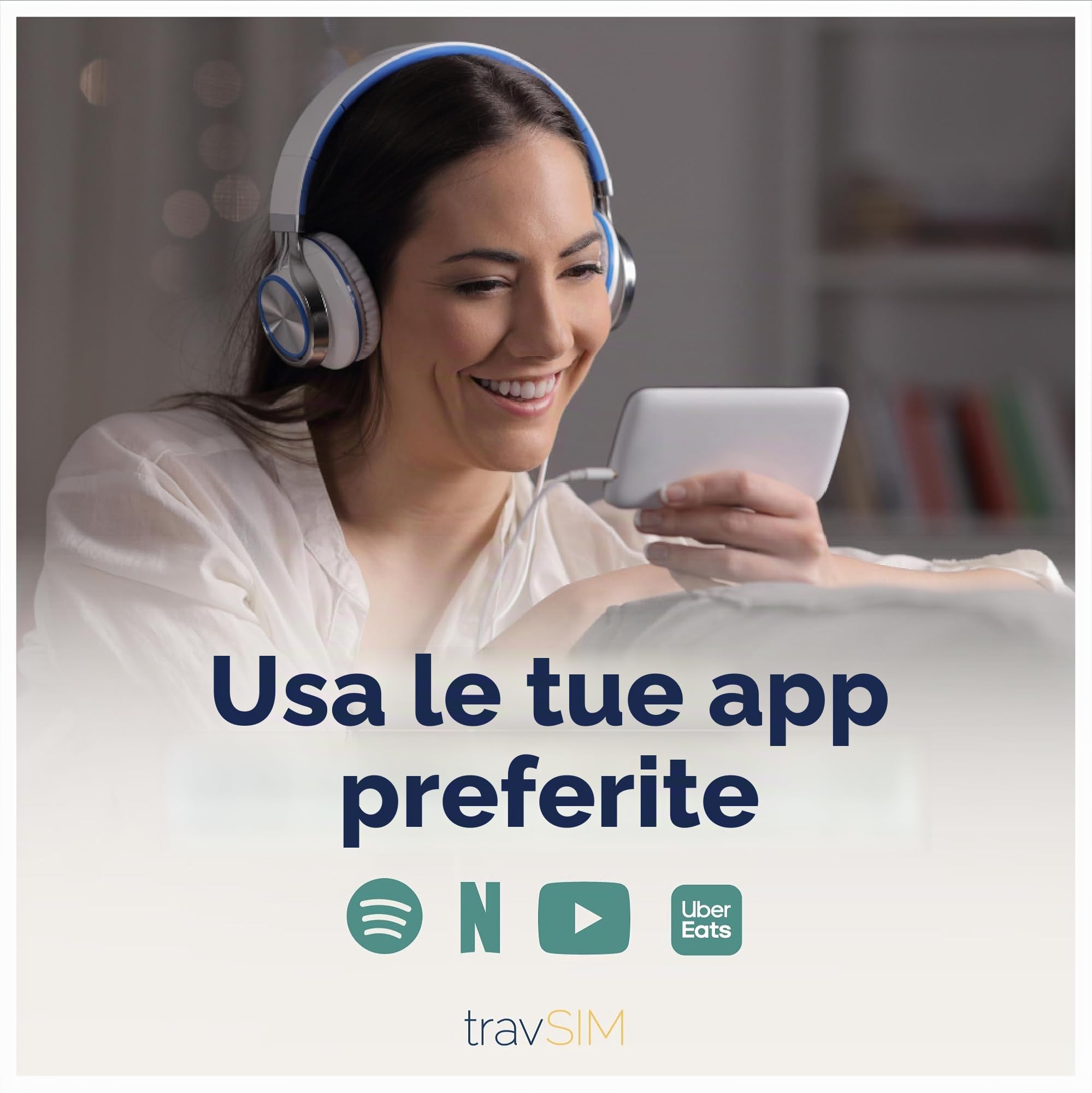 travSIM USA eSIM | Rete T-Mobile | Dati, chiamate e SMS illimitati negli USA | La eSIM per gli USA funziona su dispositivi iOS e Android compatibili con le eSIM | USA eSIM 14 giorni