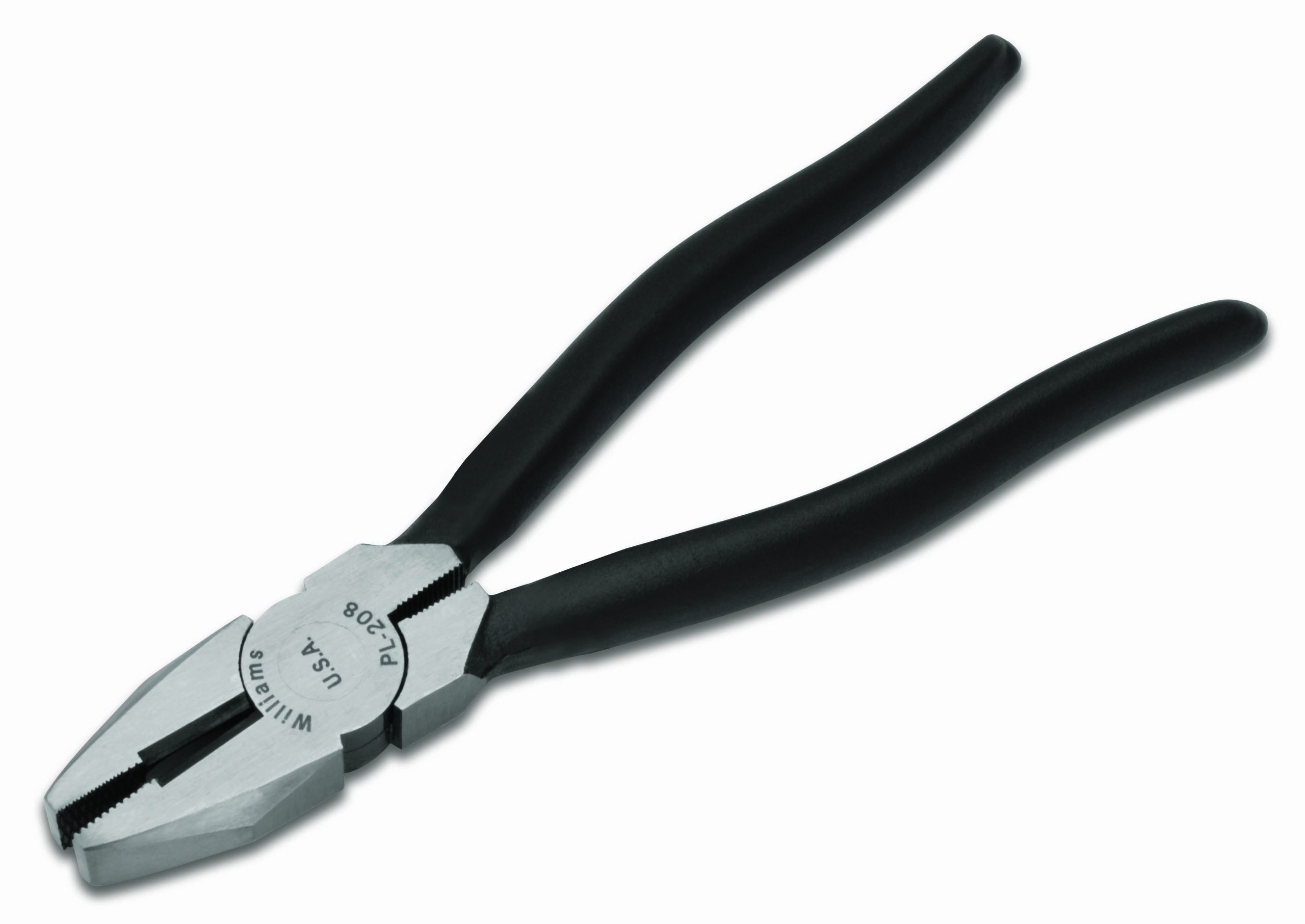 Williams PL-208 8 1/2-Inch Industrial Grade Linesman Pliers,Black
