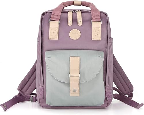 Himawari Mochila impermeable escolar de 14.9 pulgadas, bolsa de viaje vintage para mujeres y hombres, laptop de 14 pulgadas para estudiantes (Él