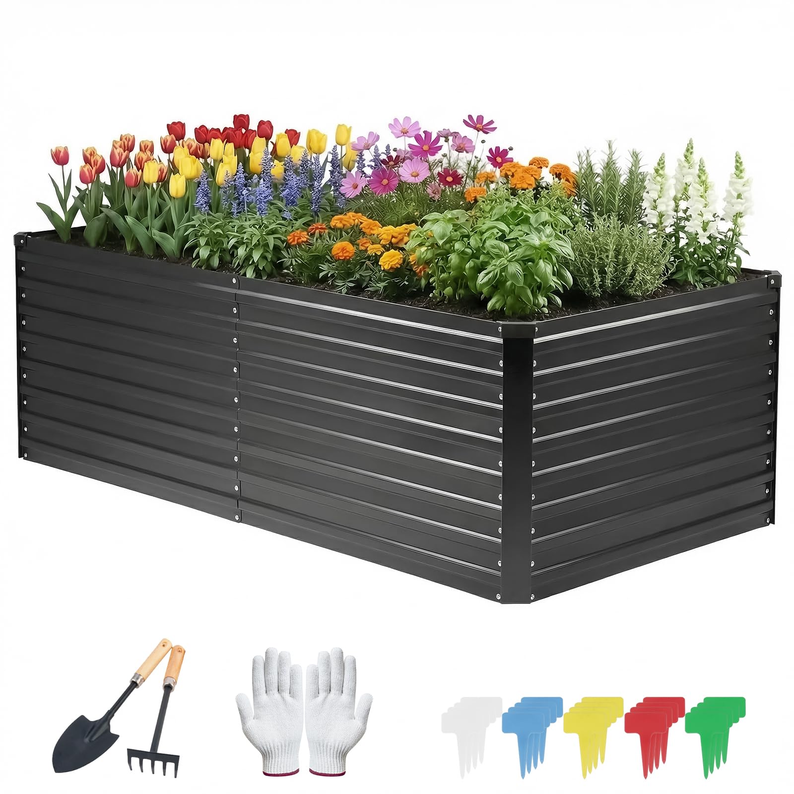 DTIG Galvanized Raised Garden Bed
