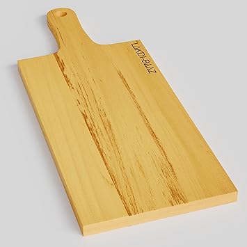 Lakdi-Baaz| Premium Wooden Platter Square Cutting Board Light Weight Solid Wood Serving Board Chopping Board