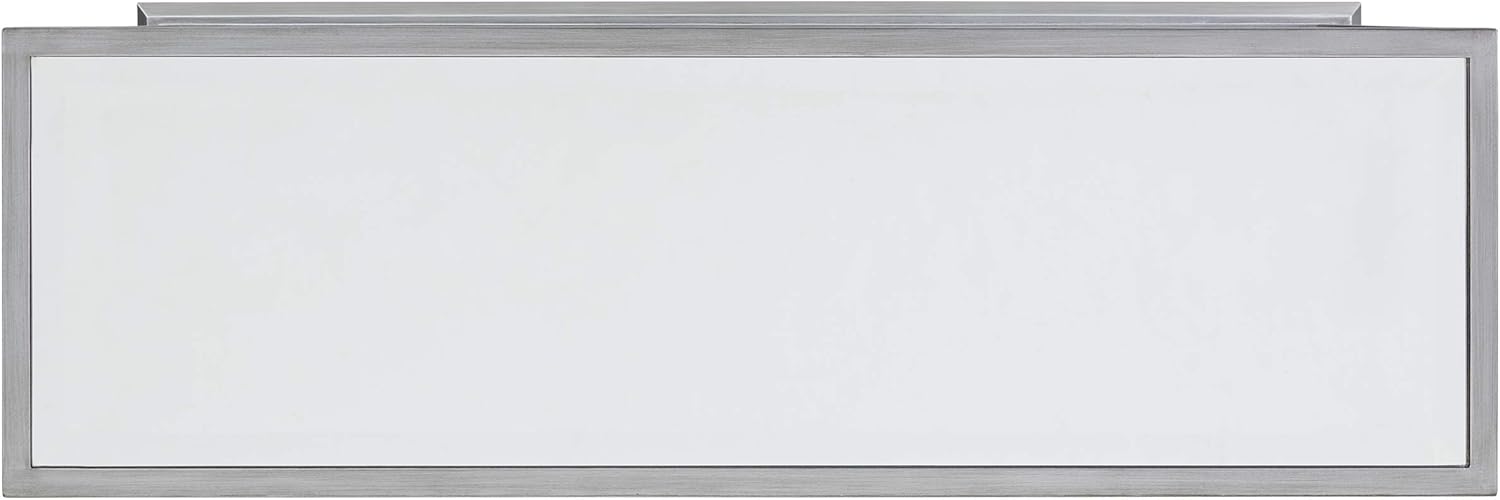 SEI Furniture Trandling Mirrored & Faux Marble Color Changing Electric Fireplace, Antique Silver-White Marble