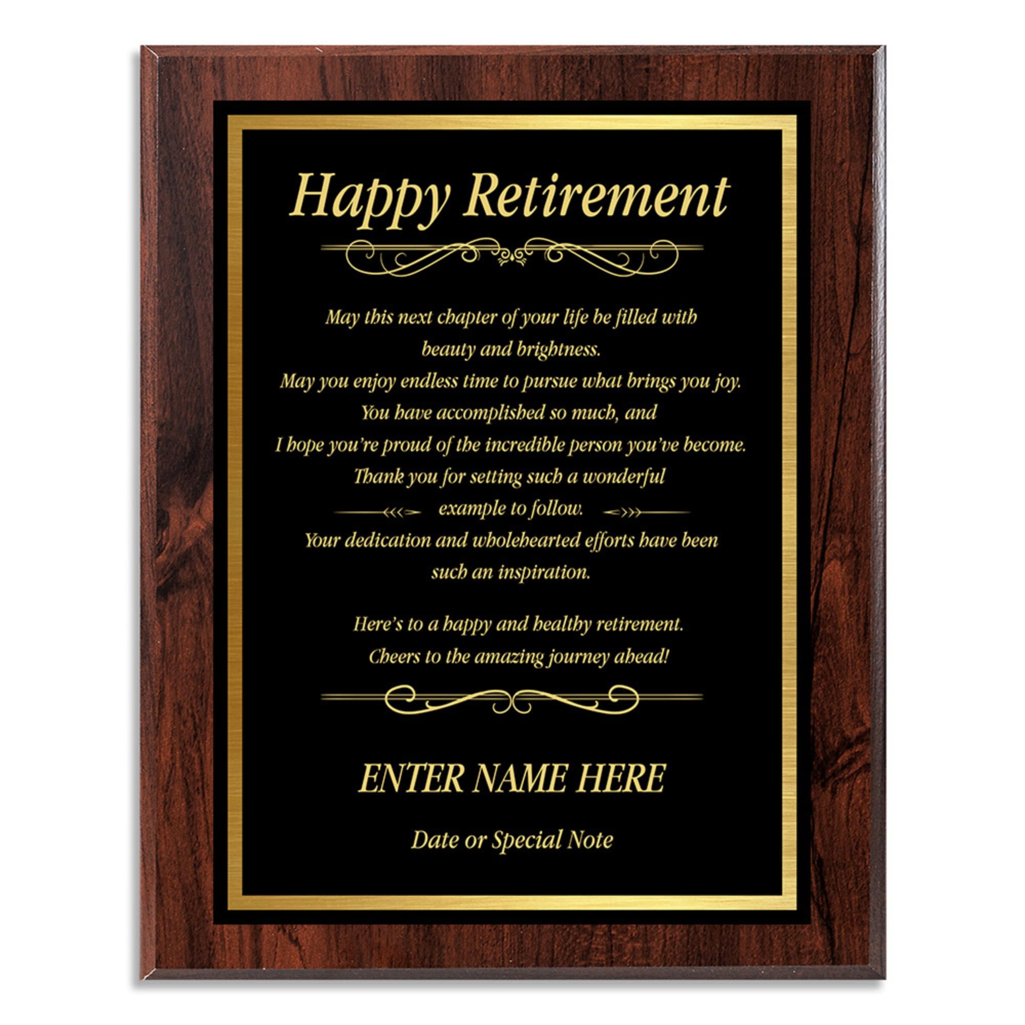 Classic Awards Custom Plaque