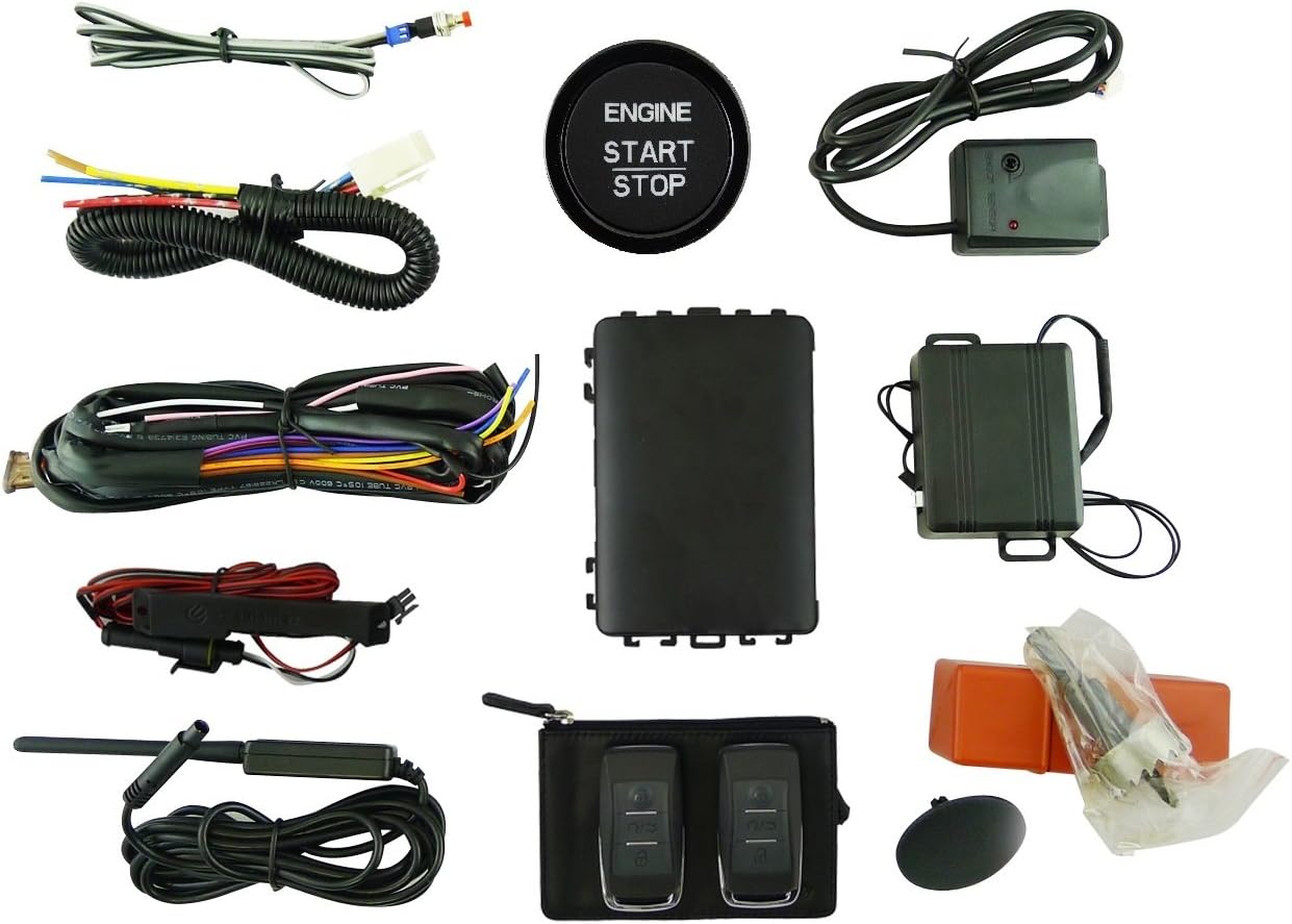 EasyGO (AM-UNIVERSAL-R) Universal Smart Key System with Remote Start, Proximity Entry and Vehicle Security