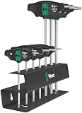 Wera 05023456001 467/7 TORX HF Set 2, Quergriff TORX Schraubendreher-Satz mit Haltefunktion, 7-teilig Schwarz