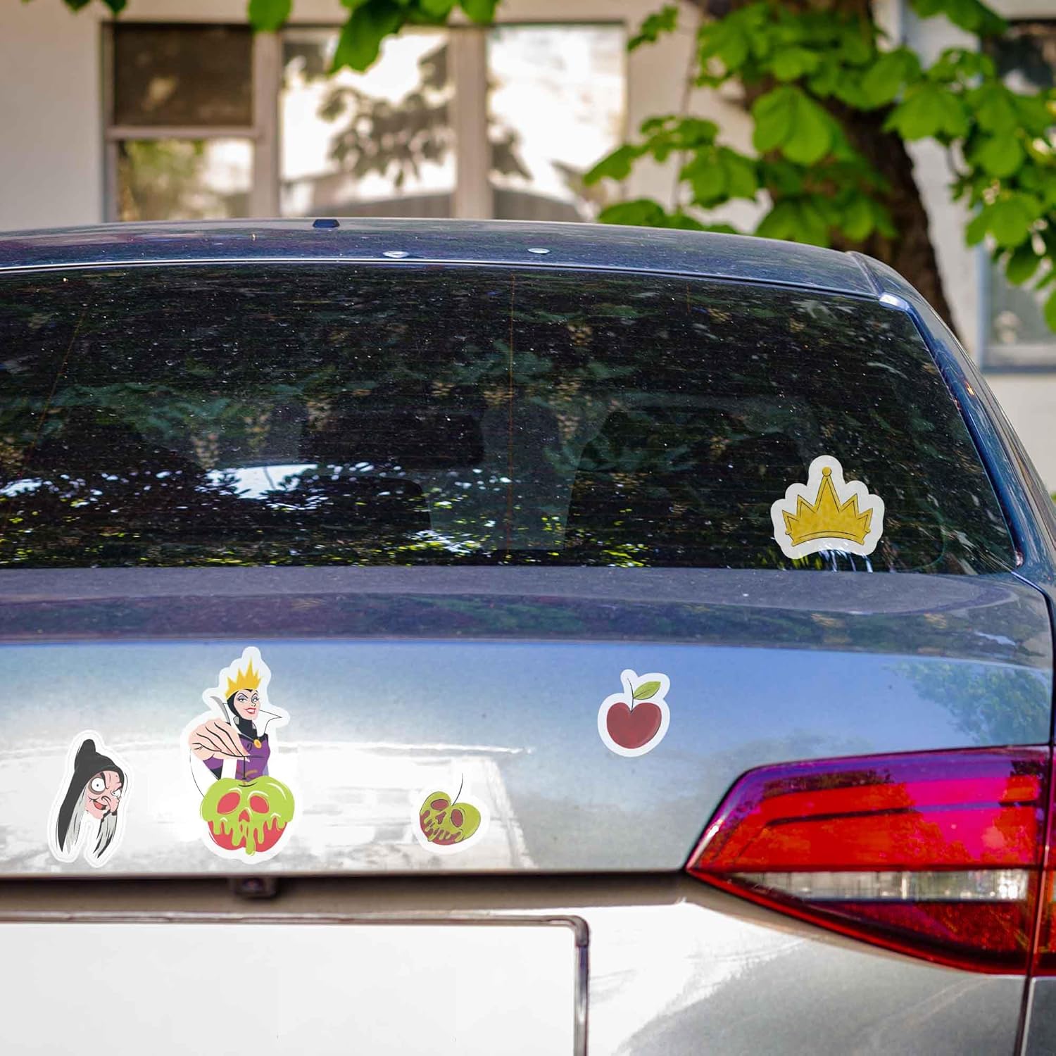 Disney Villains Evil Queen Adhesive Vinyl Decals - Fun Set of 5 Evil Queen Stickers for Car or Truck - Image 5