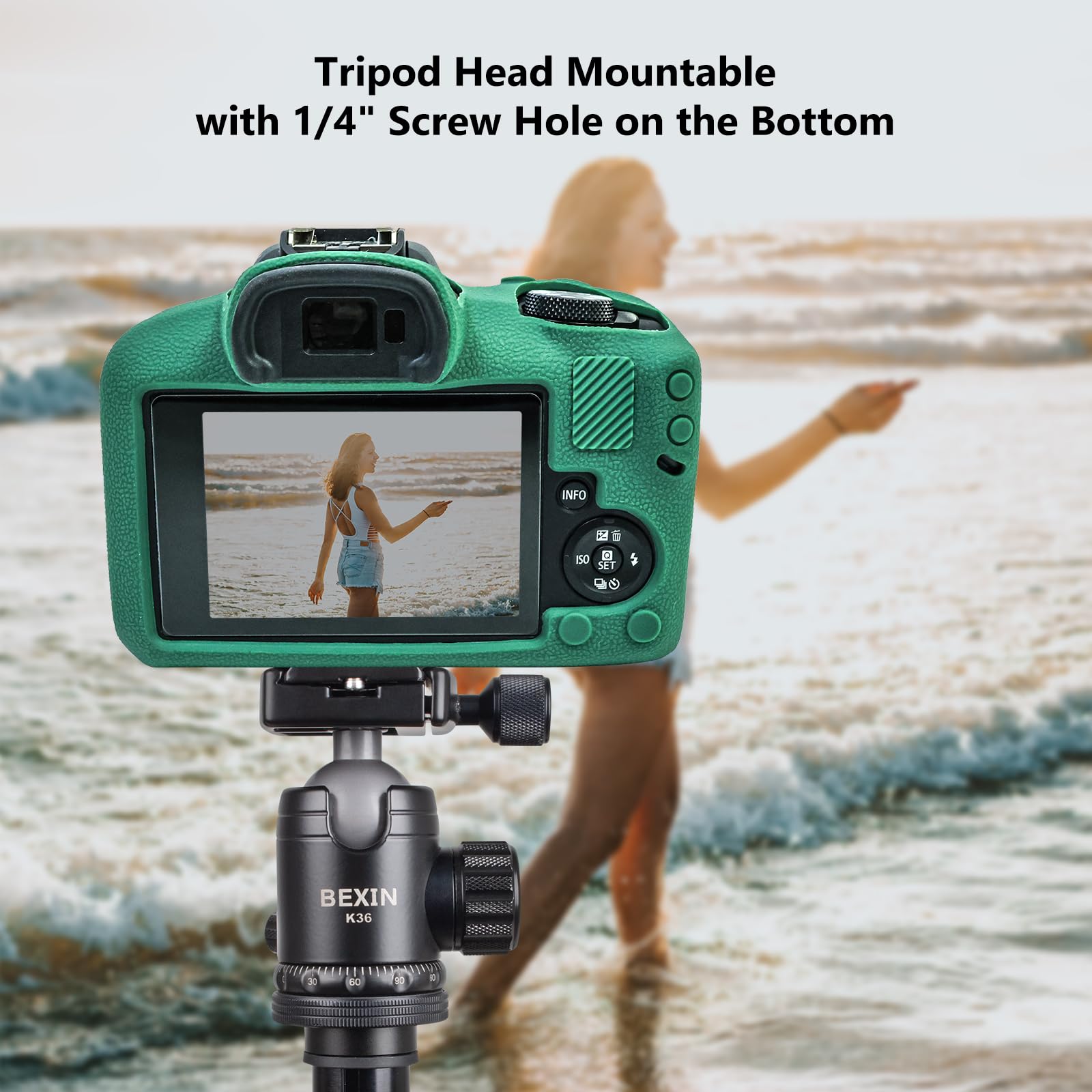 Custodia Silicone Morbida Per Canon EOS R100 - Protezione Antigraffio E Migliore Presa - Foto 9