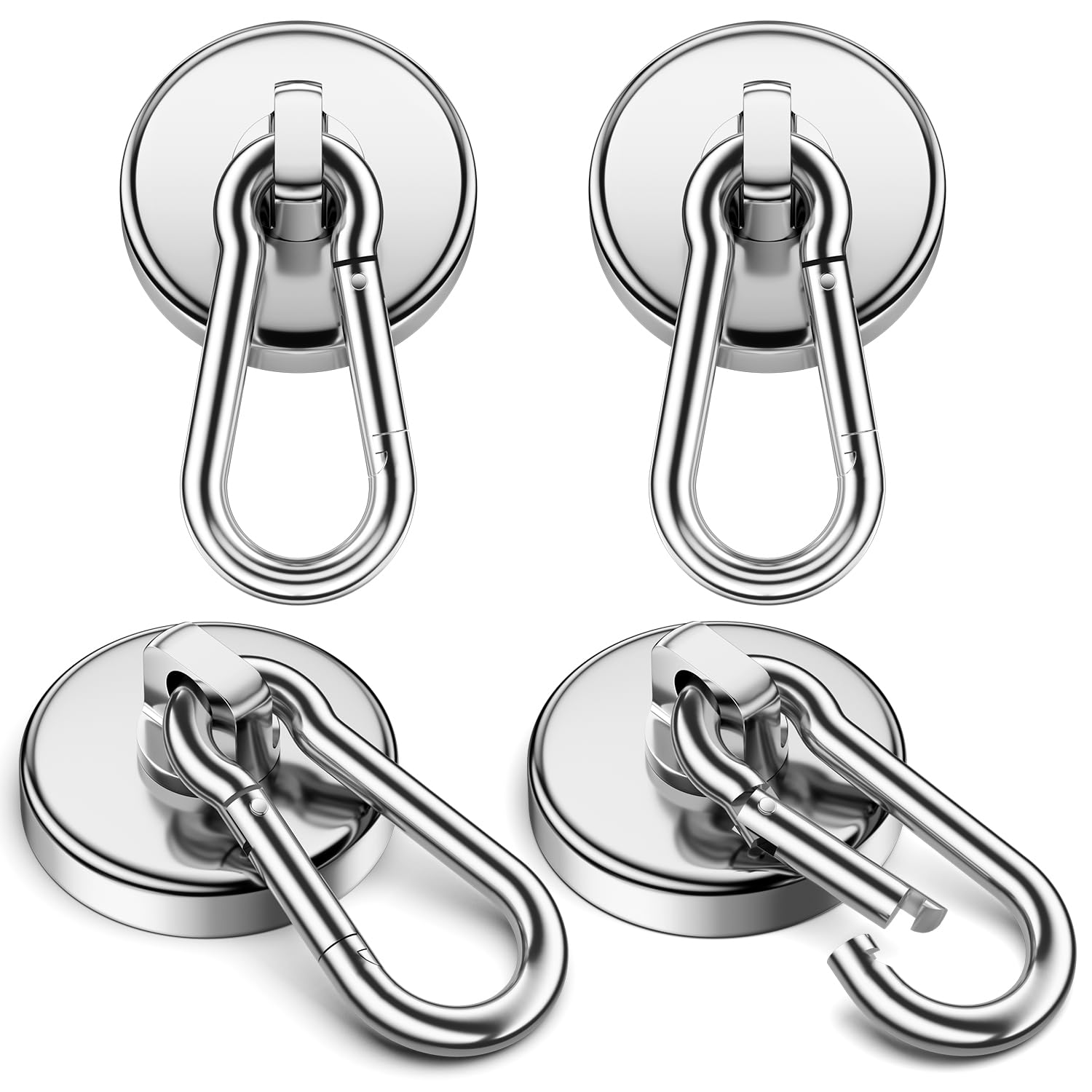 Amazon.com: VNDUEEY 100Lbs Strong Magnetic Hooks, 4 Pack Neodymium