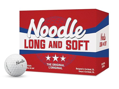 Noodle Long & Soft Golf Balls, Ultra-Soft 34 Compression Core,