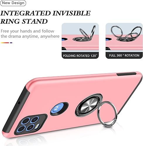 Miniatura 5 de Funda para Moto G Stylus 5G, Motorola G Stylus 5G con película nano a prueba de explosiones 2 unidades, funda invisible doble a prueba de golpes de
