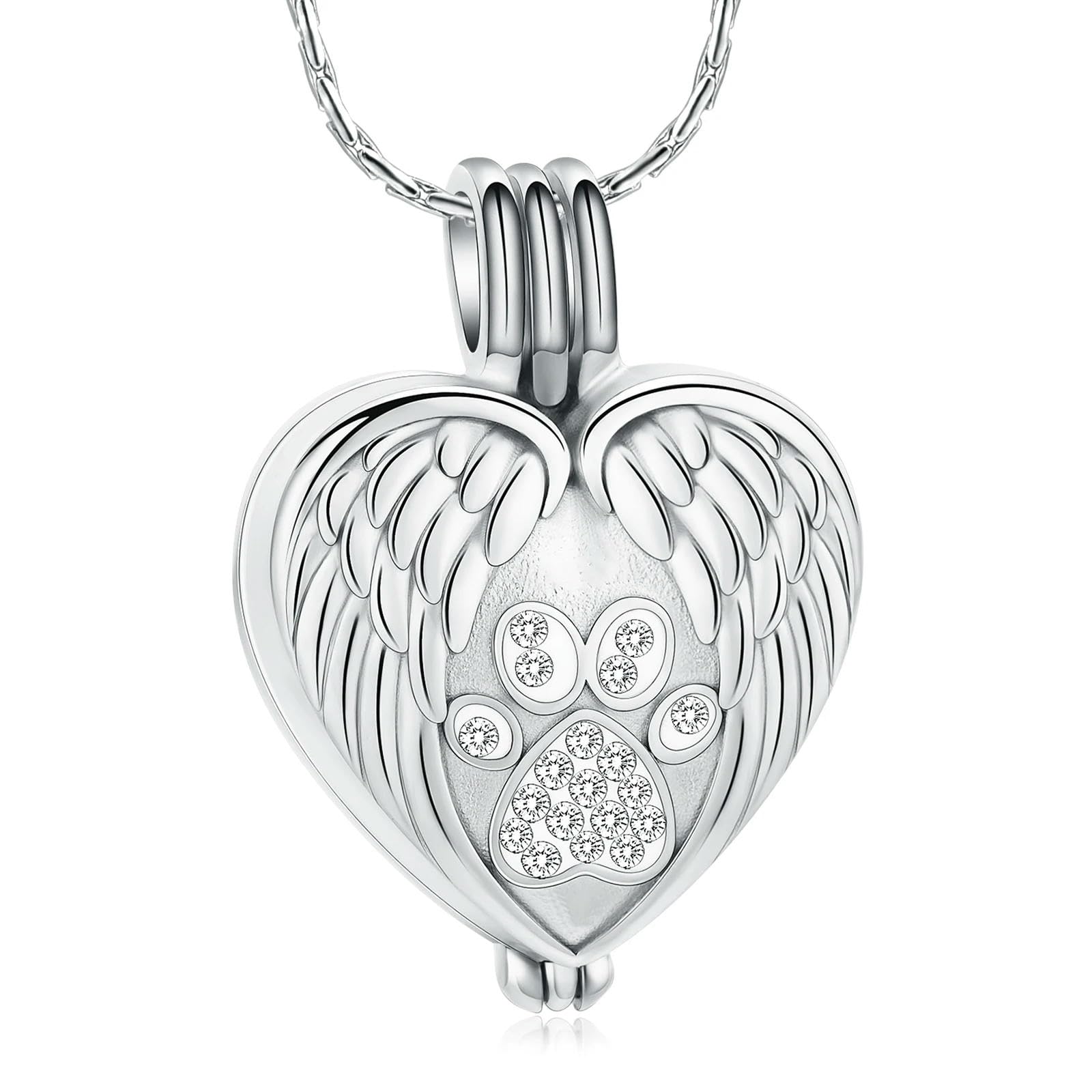 Cadeau pour femmes hommes et collier médaillon de crémation pour animaux