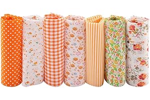 Orange Cotton Fabric Bundles: A Colorful Canvas for Your Creativity