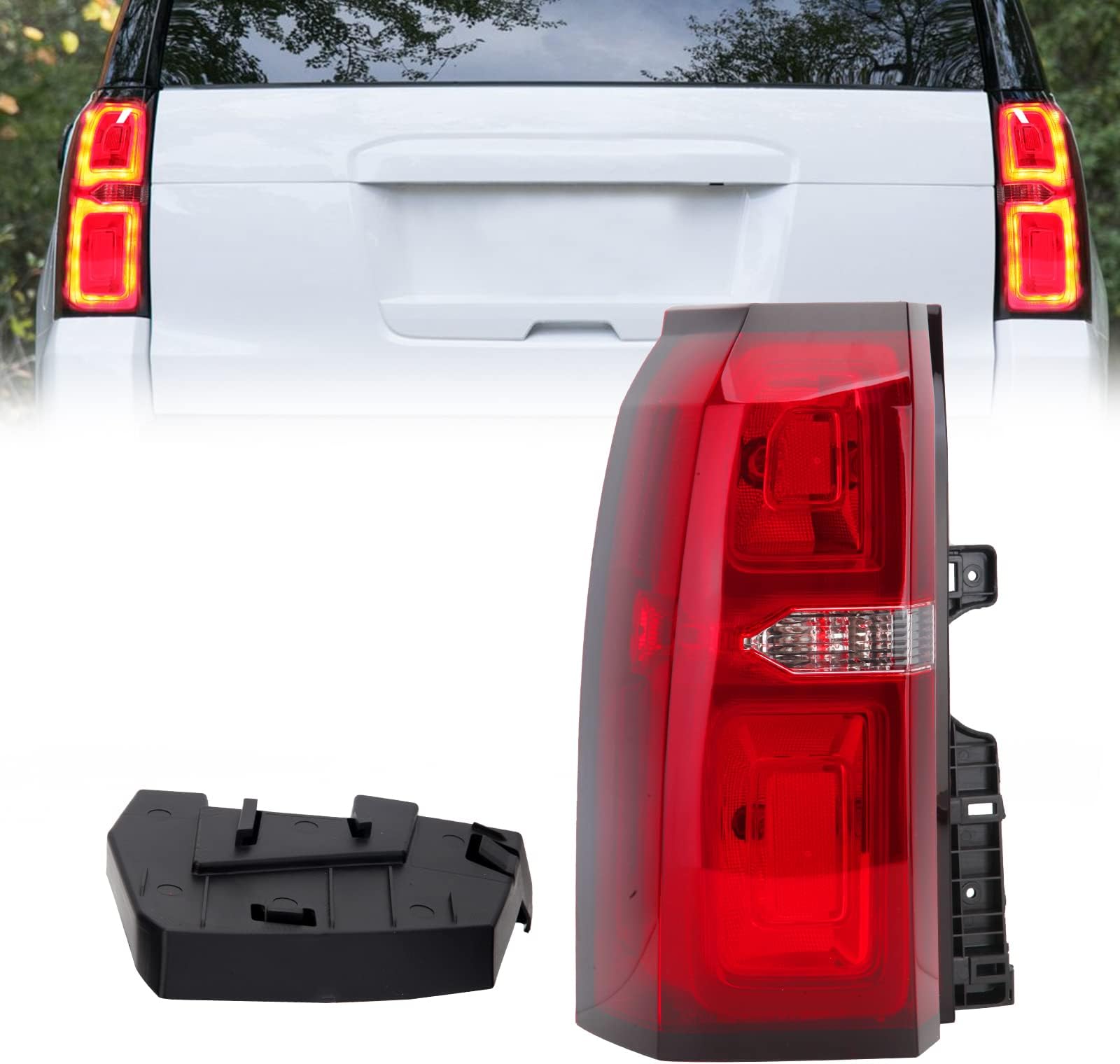 Chevy Tahoe & Suburban 15-20 OLED Bar Tail Lights OLED In Clear - Foto 3