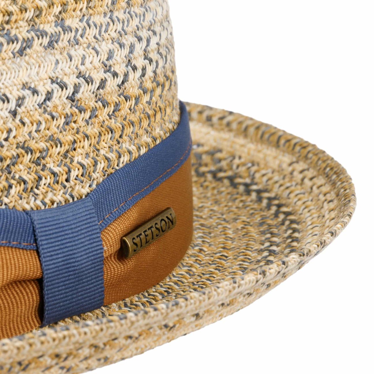 Stetson Bellano Chapeau Player Paille Toyo Chine Multicolore Bande Reps Multicolore Femme Homme Printemps Ete