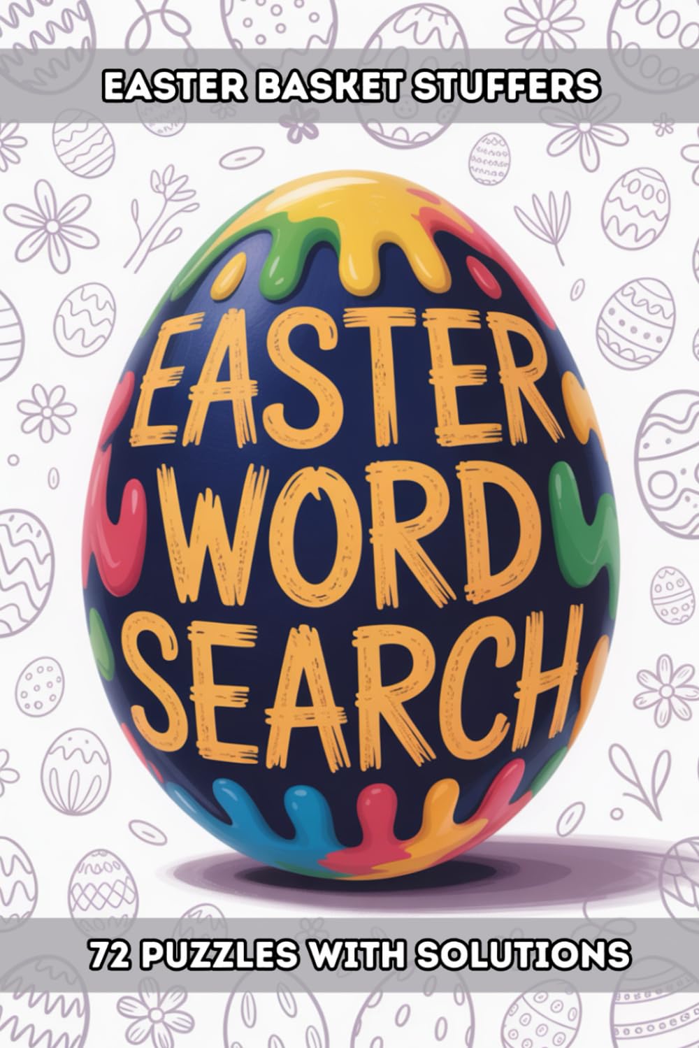 Easter Basket Stuffers: Word Search Book for Adults and Seniors: Large Print Puzzles for Peaceful Spring Evenings: Gift Idea for Men and Women
