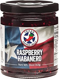 Texas Pepper Jelly Raspberry Habanero Jelly Net Wt. 11 oz (312 g)