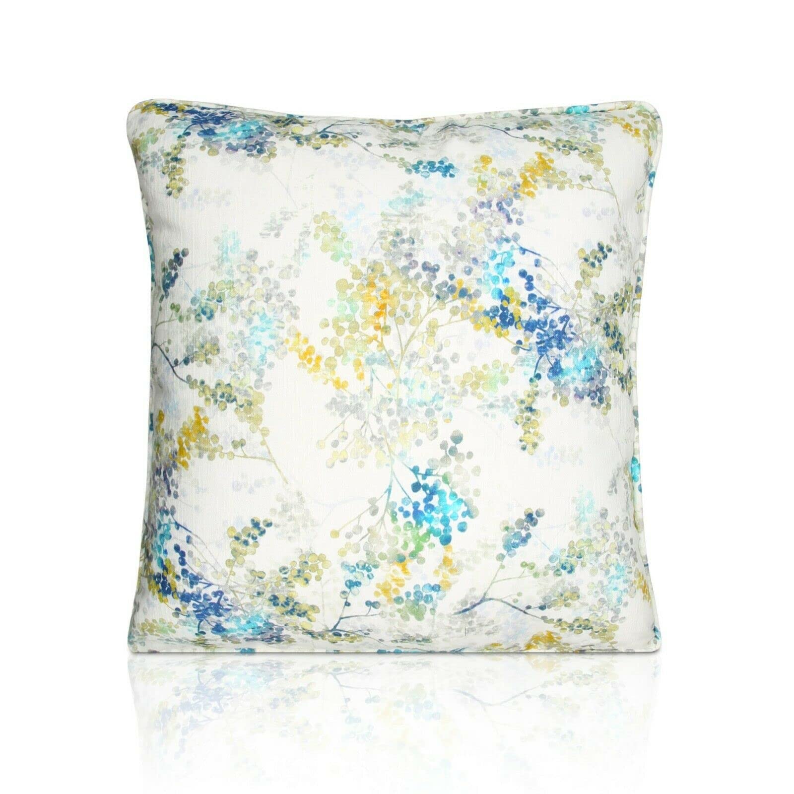 Furniture Checklist Multi New Fibre Naturelle Giverny Floral Lampshade - Camille Pervenche (Bolster Filled Cushion 30Cm X 50Cm)