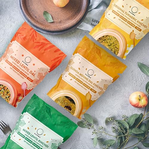 Miniatura 8 de Karma Mezcla de lentejas Dal  Mezcla orgánica de arroz y lentejas con especias para cocinar fácilmente, comida saludable india reconfortante  0.53