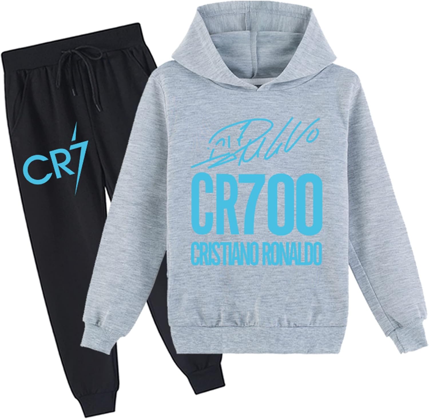 Sweatshirt Ronaldo Kids Tracksuit Boys Piece Outfits Pullover