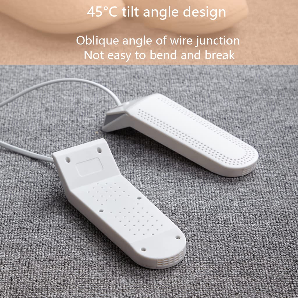 Asciuga Scarpe Elettrico Portatile Design con Angolo di inclinazione di 45 ° C,Scalda Scarpe Termostatico Asciugatrice per La Casa Invernale Essenziale per La Famiglia