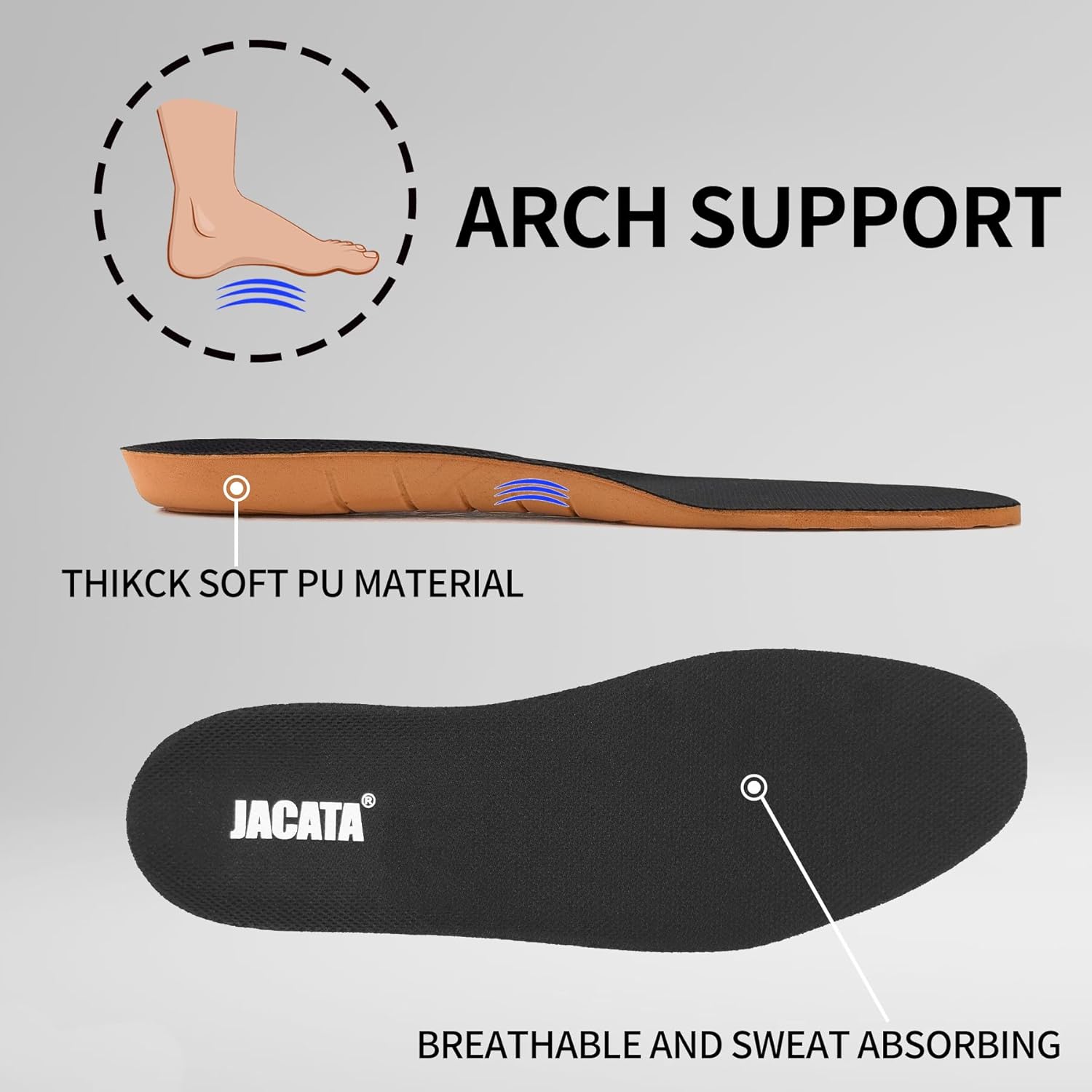 Jacata Non Slip Arch Support Work Shoes for Men/Women Food Service Comfortable Chef Walking Shoes Restaurant Kitchen Crews Health Care Sneakers - Image 7