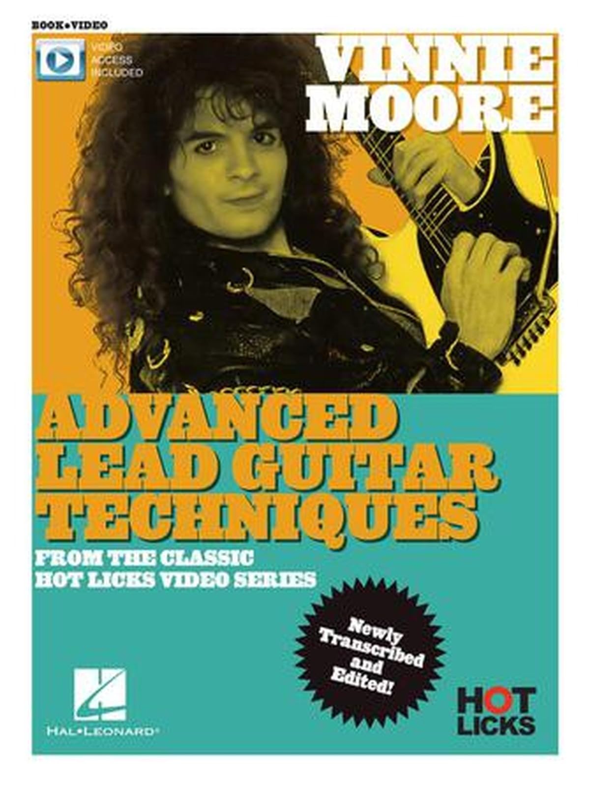 Vinnie Moore - Advanced Lead Guitar Techniques from the Classic Hot Licks Video Series: Book with Online Video Access