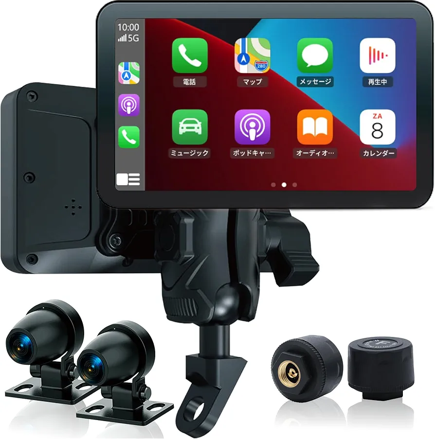 カエディア　バイク スマートモニター ドライブレコーダー モニター 5.5インチ Amazon.co.jp: Kaedear(カエディア) バイク スマートモニター