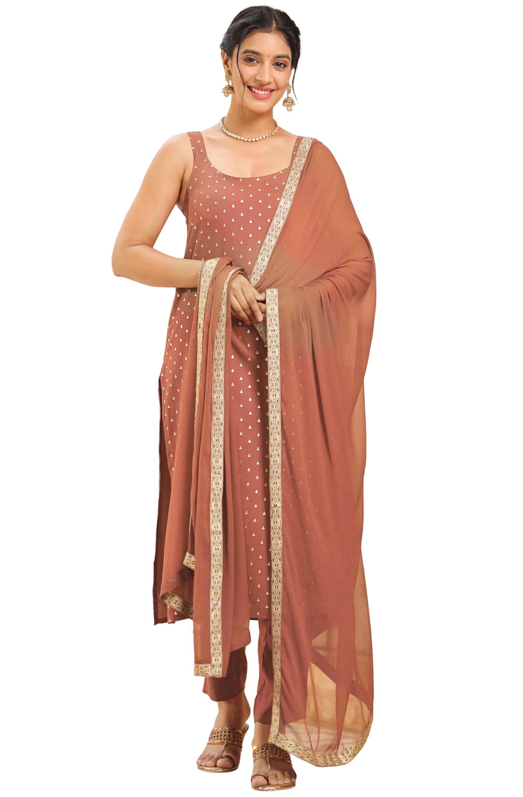 janasya Women's Rayon Foil Printed Straight Kurta Set-picture-38