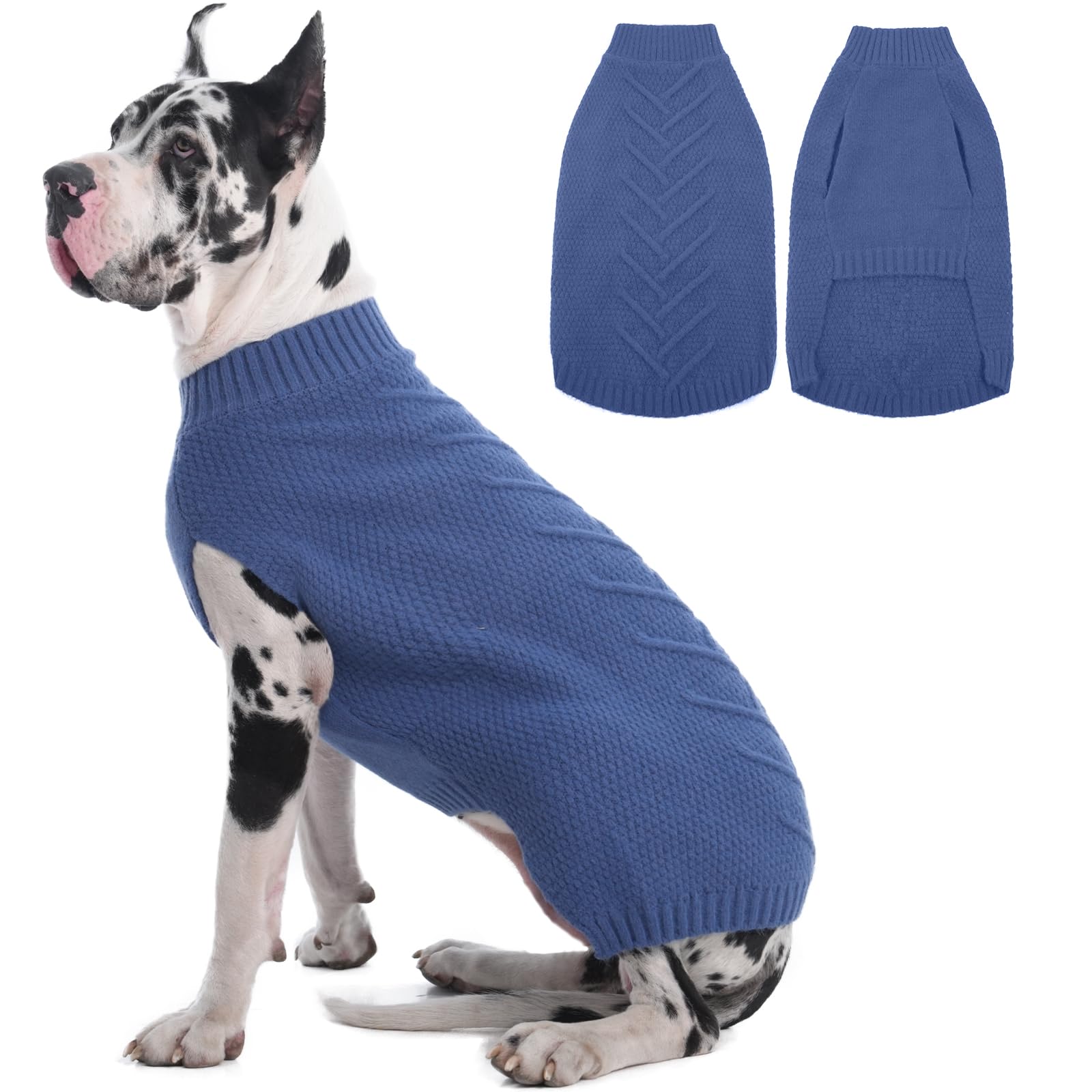 Pull pour gros chien XXXXXL résistant au froid hivernal pour mâle et femelle