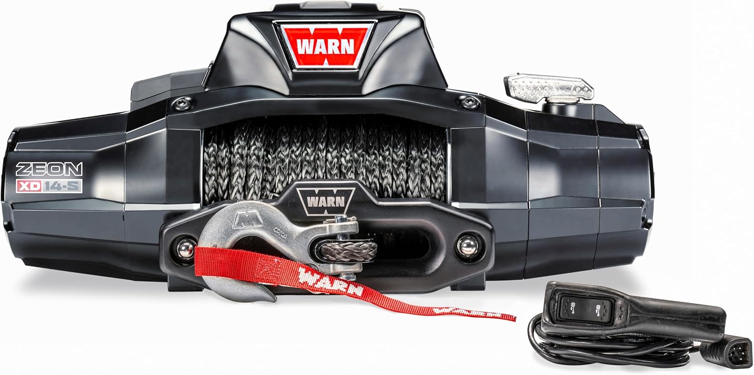 Warn Zeon XD 14-S with 80’ of 3/8” Spydura Pro Synthetic Rope 110014